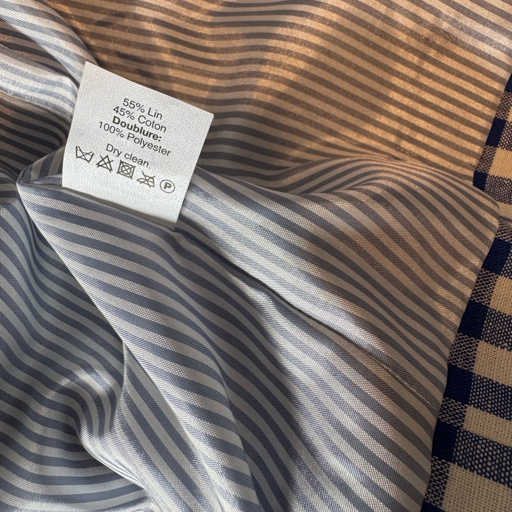 J. Crew Blue and White Gingham Blazer - Picture 9 of 11